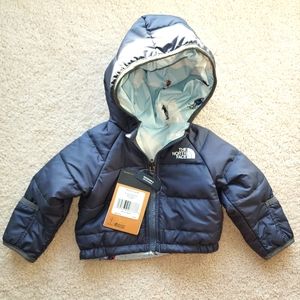 The North face puff jacket 0-3 months